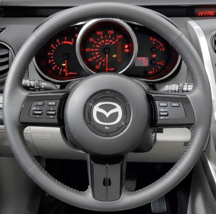 Оплетка на руль из натуральной кожи Mazda CX-7 I 2006-2009 3044