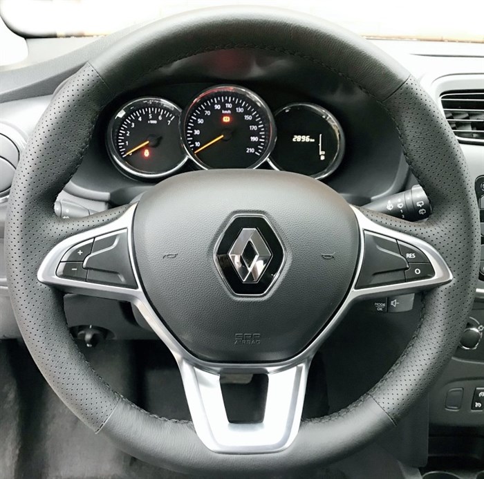 Оплетка на руль из натуральной кожи Renault Sandero II (2018-н.в.) 3062 - фото 10987