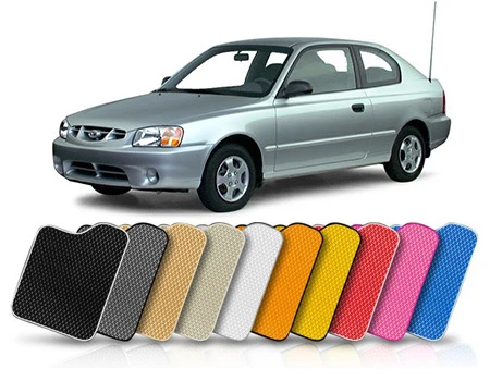 Коврики в салон Hyundai Accent II 2000-2012 (Хендай акцент) 1870