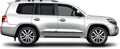 Титан комплект для покраски Land Cruiser 200 2864