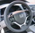 Оплетка на руль из натуральной кожи Honda Civic IX 2011-2016 3034