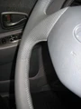 Оплетка на руль из натуральной кожи Hyundai Accent без подушки безопасности 3039
