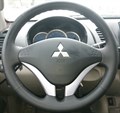 Оплетка на руль из натуральной кожи Mitsubishi L-200 IV 2006-2014 3056 - фото 10960