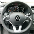 Оплетка на руль из натуральной кожи Renault Logan II (2018-н.в.) 3061