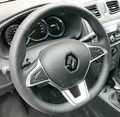 Оплетка на руль из натуральной кожи Renault Logan II (2018-н.в.) 3061