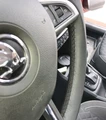 Оплетка на руль из натуральной кожи Skoda Rapid (2013-2020) 3067