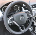 Оплетка на руль из натуральной кожи Skoda Octavia A7 (2015-2017) 3068