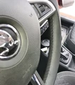 Оплетка на руль из натуральной кожи Skoda Fabia III (2014-2020) 3069