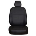 Чехлы из экокожи для Lada Largus 5 мест (2012-2021) - черные 2257