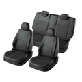 Черные чехлы из экокожи Lord Autofashion для Hyundai Elantra 4 - фото