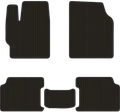 Черные автоковрики EVA Honda CR-V 3 - фото
