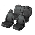 Черные чехлы из экокожи Lord Autofashion для Hyundai Elantra 5 - фото