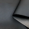 черная перфорированная экокожа Flipper - фото
