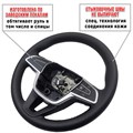 Оплетка на руль Vesta (2023-н.в.) с черной нитью - фото