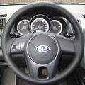 Оплетка на руль Kia Rio 2 натуральная кожа - фото