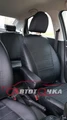 Черные чехла на Lada Vesta из экокожи - фото