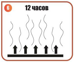 время высыхания жидкой резины